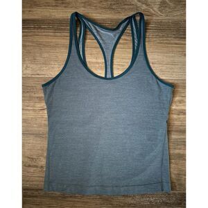 Lululemon Women's M Green Racerback Tank Top Yoga Running Activewear
